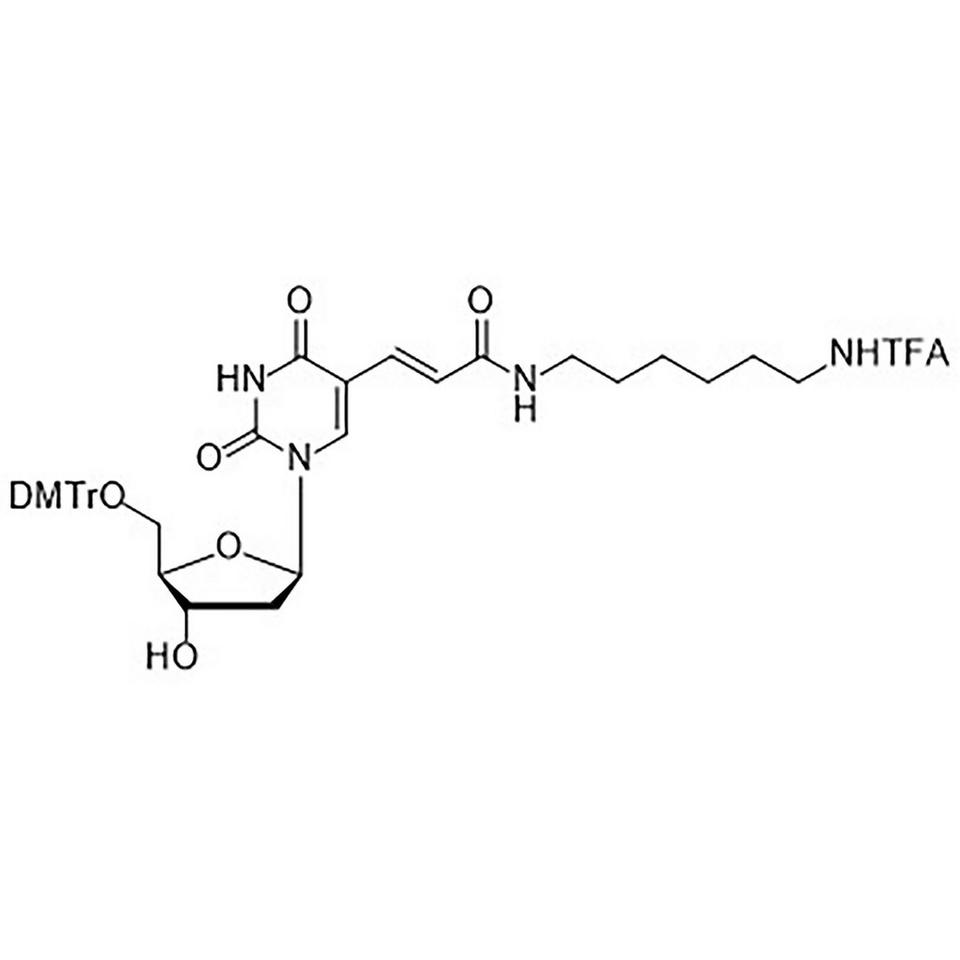 5'-O-(Dimethoxytrityl)-5-[N-(6-(trifluoroacetamido)hexyl)-3-(E)-acrylamido]-2'-deoxyuridine